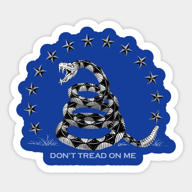 Dont Tread On Me - DTOM Sticker by DDGraphits